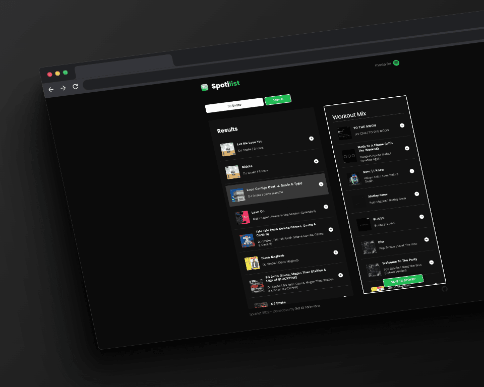 Playlist Creator App